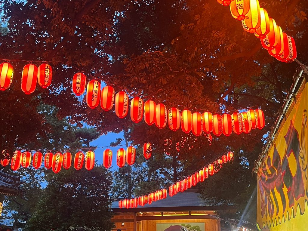 経堂天祖神社⛩️例大祭フラ奉納